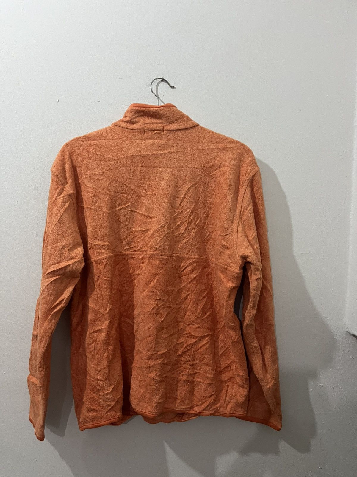 Japanese Brand 🔥90s Uniqlo Japanese Brand Orange Fleece Half Zipper Size US L / EU 52-54 / 3 - 7 Thumbnail
