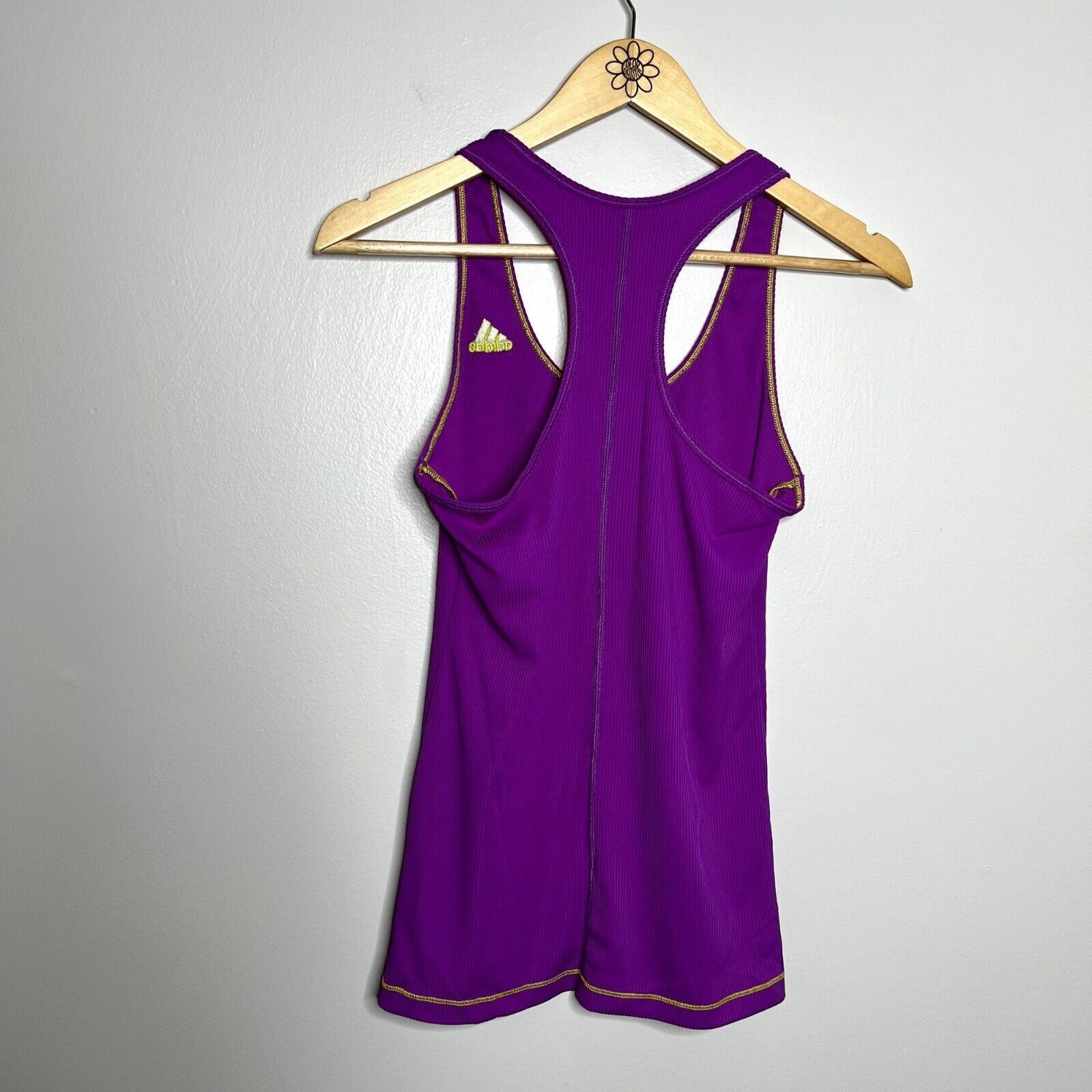Adidas Adidas Purple Racerback Athletic Tank Top Size S / US 4 / IT 40 - 5 Thumbnail