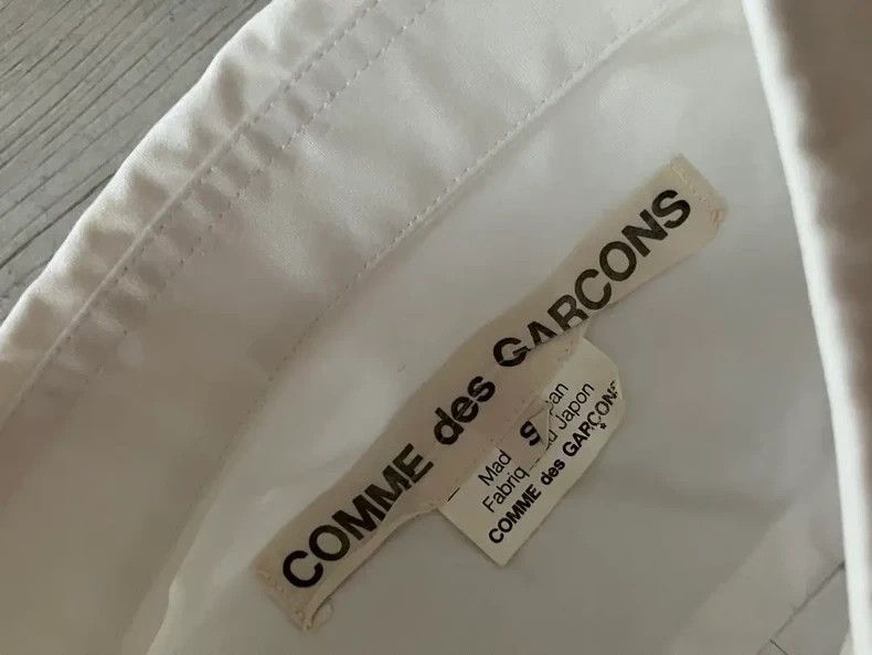 Comme des Garcons Comme Des Garcons White perspective black polka dot croppe Size S / US 4 / IT 40 - 5 Thumbnail