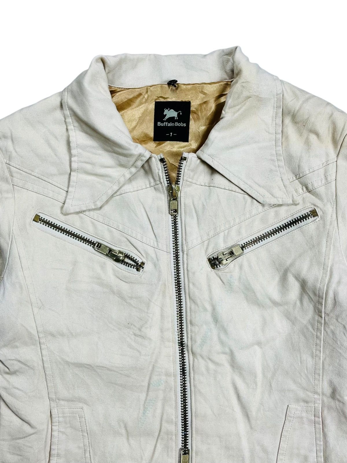 BUFFALO BOBS 2000s Buffalo Bobs - Vkei Style Leather Suede Jacket Size US M / EU 48-50 / 2 - 9 Thumbnail