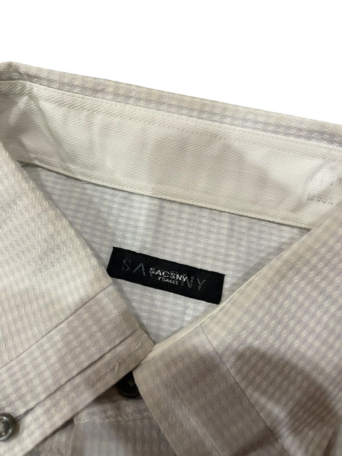 Yohji Yamamoto 2000s Sacsny Y’saccs Yohji Yamamoto Buttondown Formal Shirt Size US L / EU 52-54 / 3 - 3 Thumbnail
