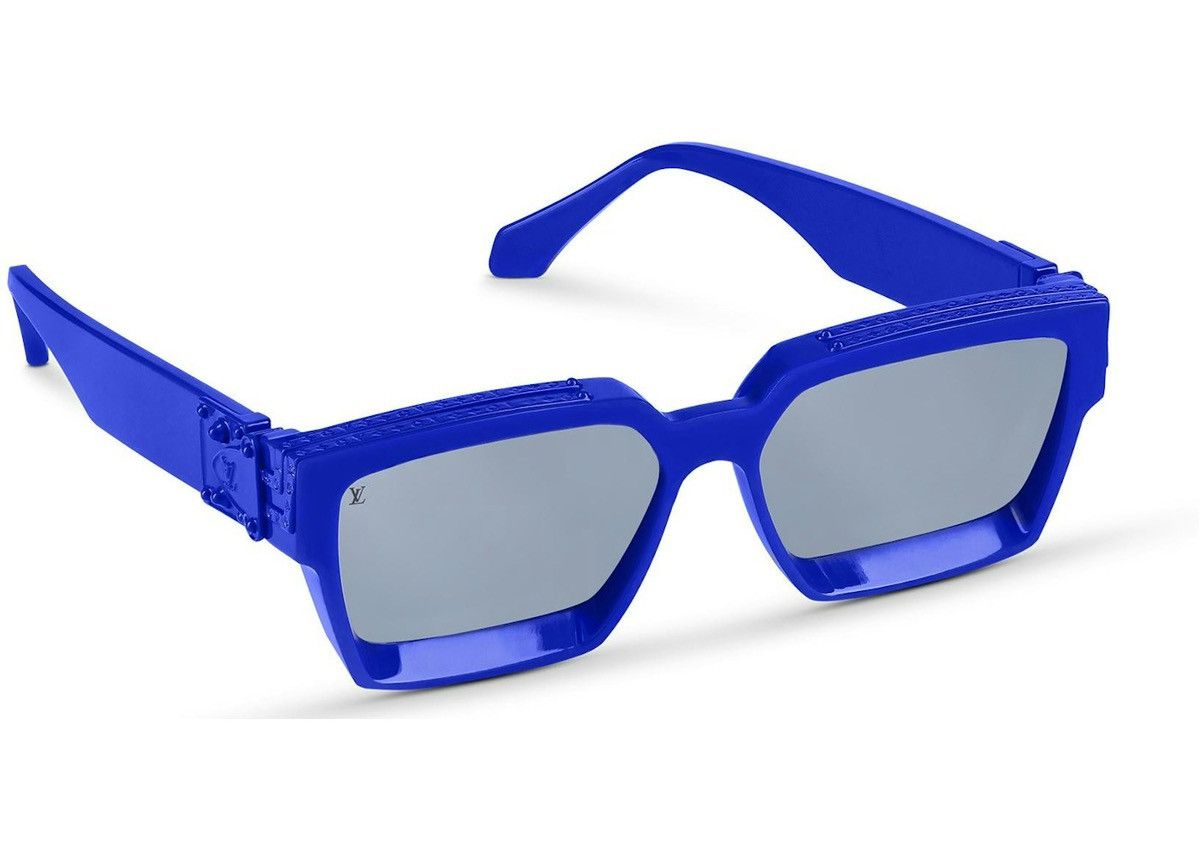 Louis Vuitton × Virgil Abloh Louis Vuitton millionaires sunglasses blue mirror Size ONE SIZE - 1 Thumbnail