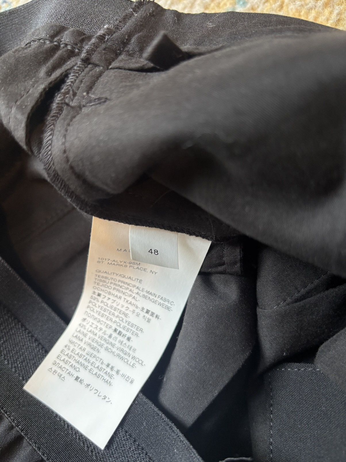 1017 ALYX 9SM BUCKLE DRESS SUIT PANTS Size US 32 / EU 48 - 4 Thumbnail