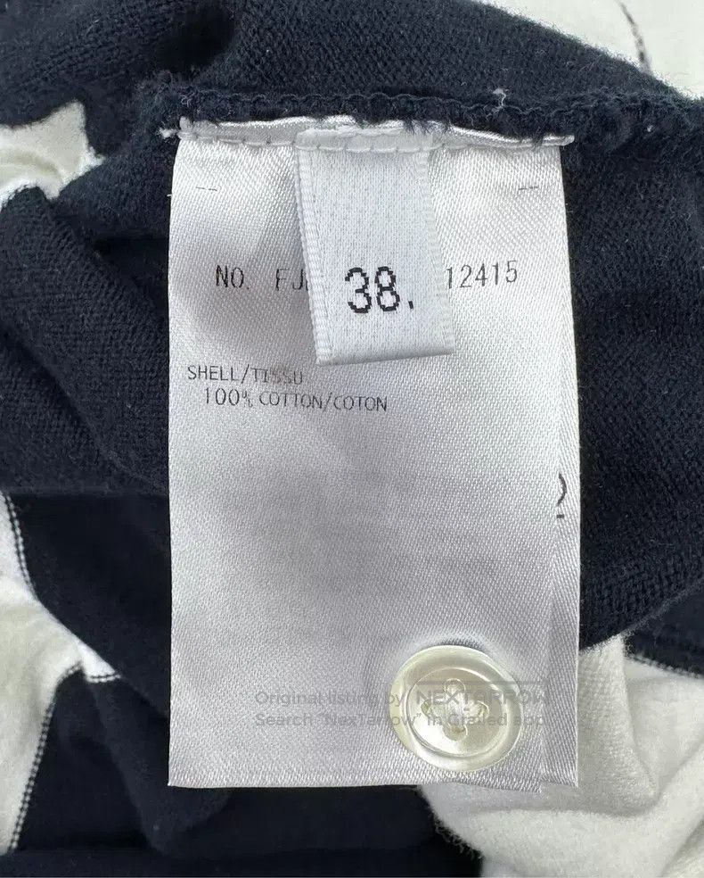 Thom Browne Thom Browne Black and White Colorblocked Long-sleeve Polo Size XS / US 0-2 / IT 36-38 - 5 Thumbnail