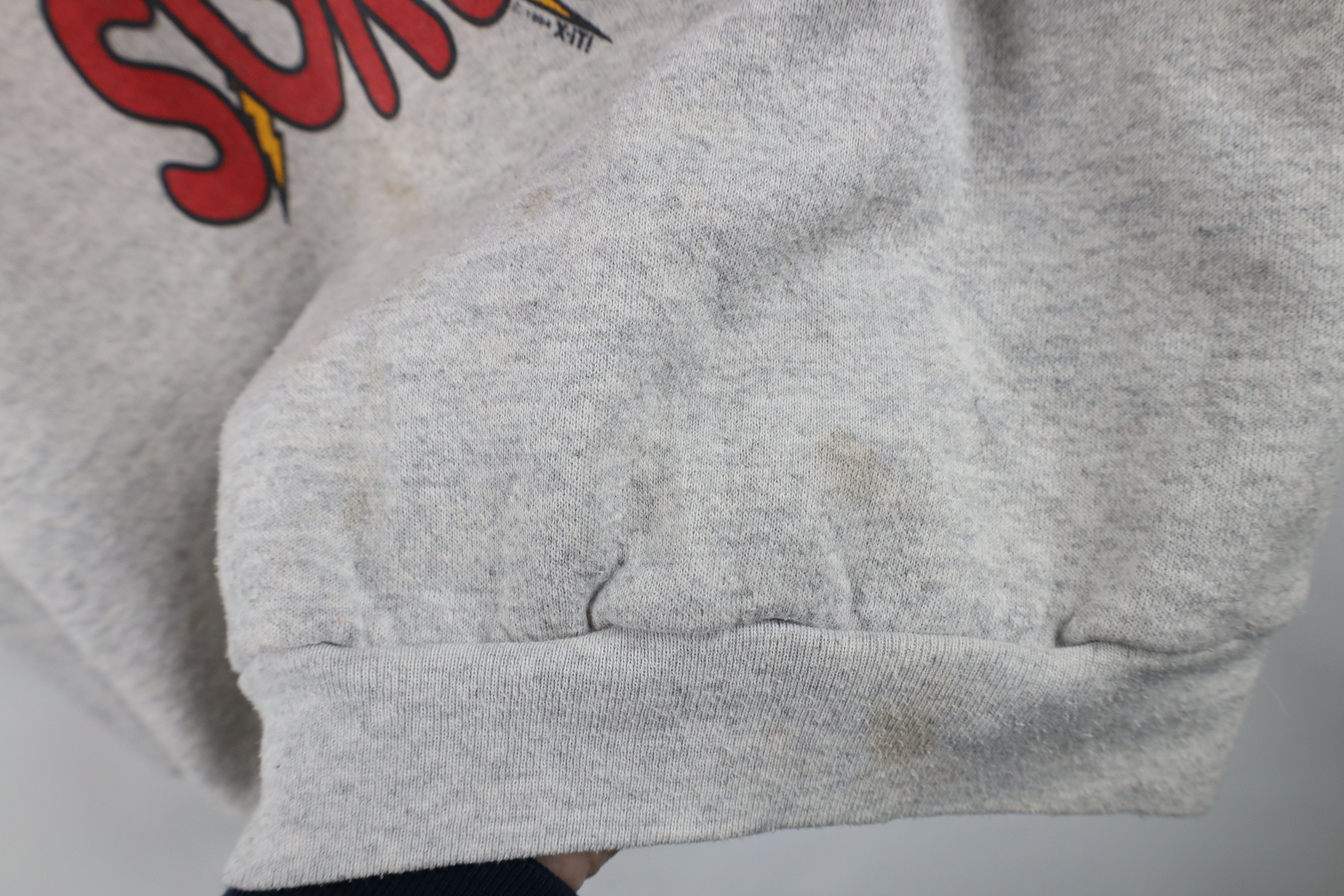 Vintage Vintage 90s Funny Hot Flashes Power Surge Sweatshirt USA Size L / US 10 / IT 46 - 7 Thumbnail