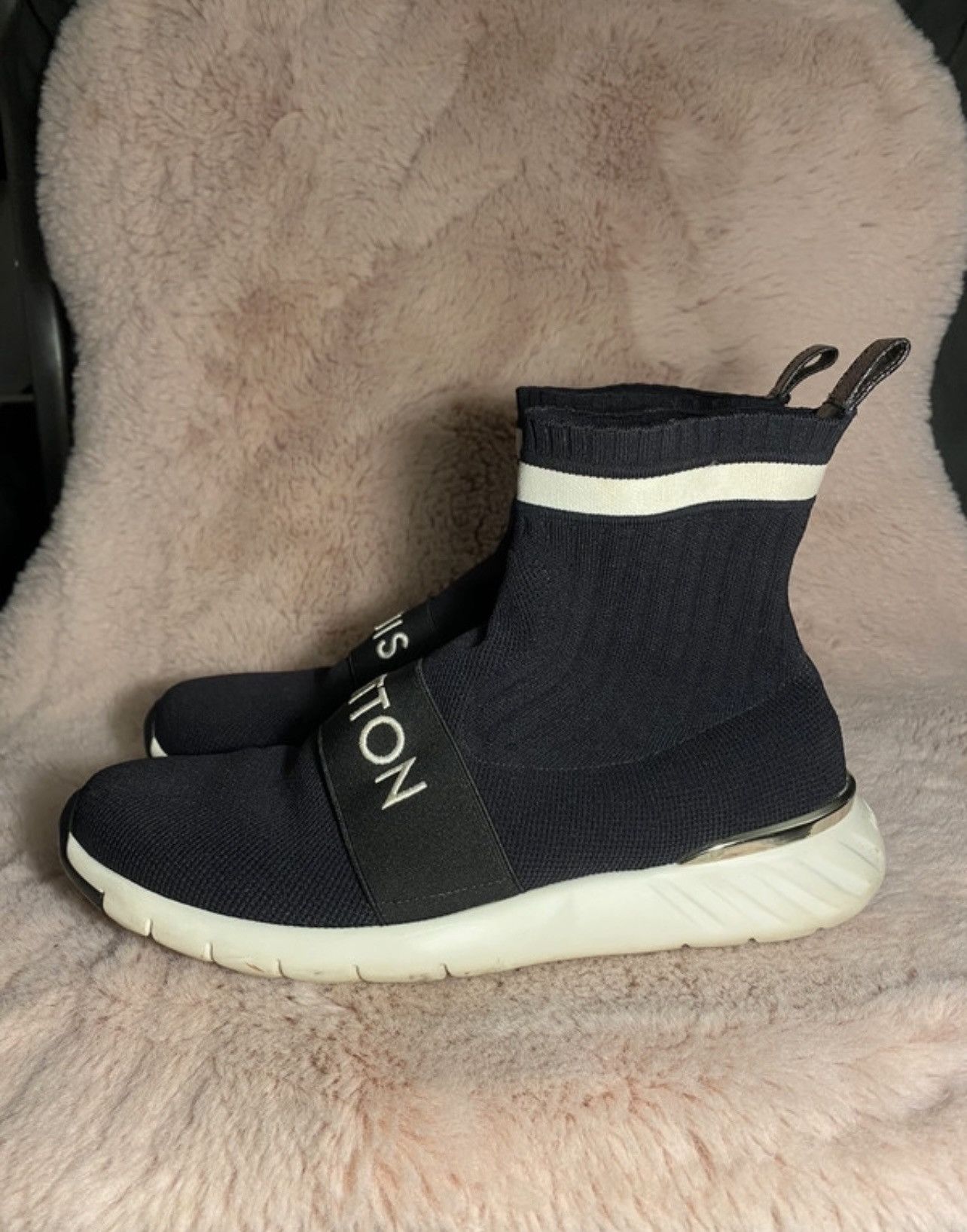 Louis Vuitton Louis Vuitton Aftergame Sock Trainers Size US 8.5 / IT 38.5 - 3 Thumbnail