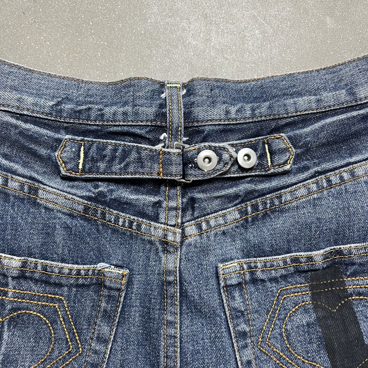 Japanese Brand Super Lovers Japanese Brand Denim Skirt Size 29" - 11 Thumbnail