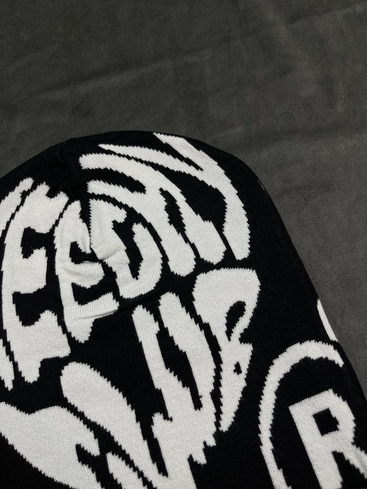 Japanese Brand Rare Y2K Meechy Club No Cuff Knit Skull Cap Black Beanie Hat Size ONE SIZE - 6 Thumbnail
