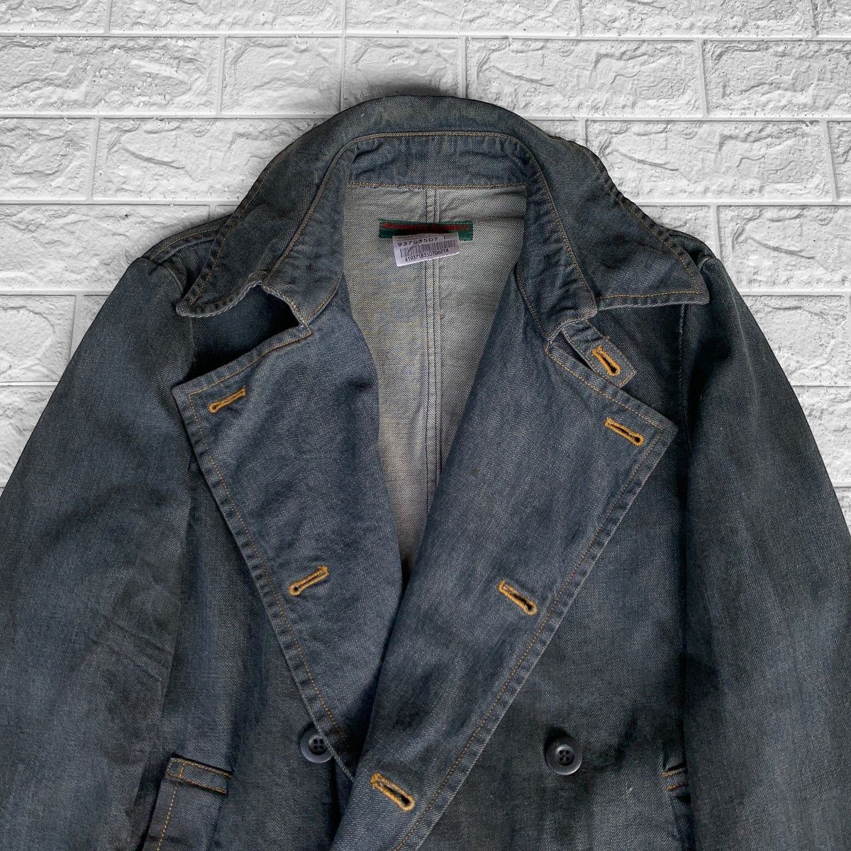 Vintage VINTAGE HAMNETT DENIM ACIDWASH JACKET DOUBLE BREASTED Size US S / EU 44-46 / 1 - 10 Thumbnail