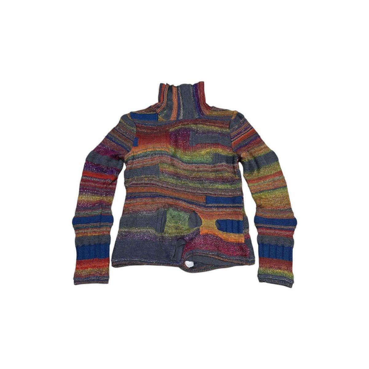 Japanese Brand 🔥Rare Vintage M.&Kyoko Double Layer Mesh Knit Sweater Size US S / EU 44-46 / 1 - 1 Thumbnail