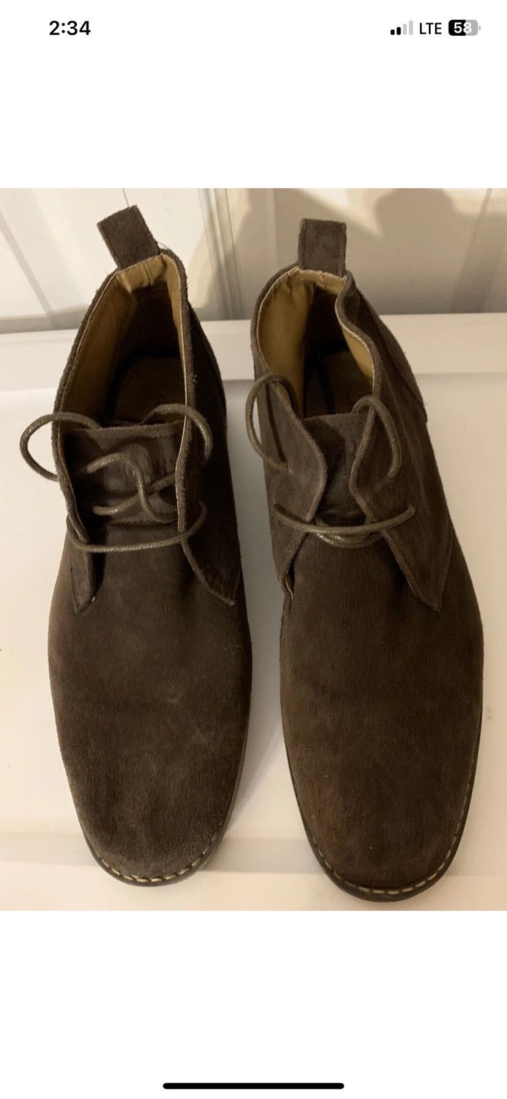G.H. Bass & Co. GH BASS Boots Mens 11.5D Pearce Brown Chukka Hipster Lace Size US 11.5 / EU 44-45 - 1 Thumbnail