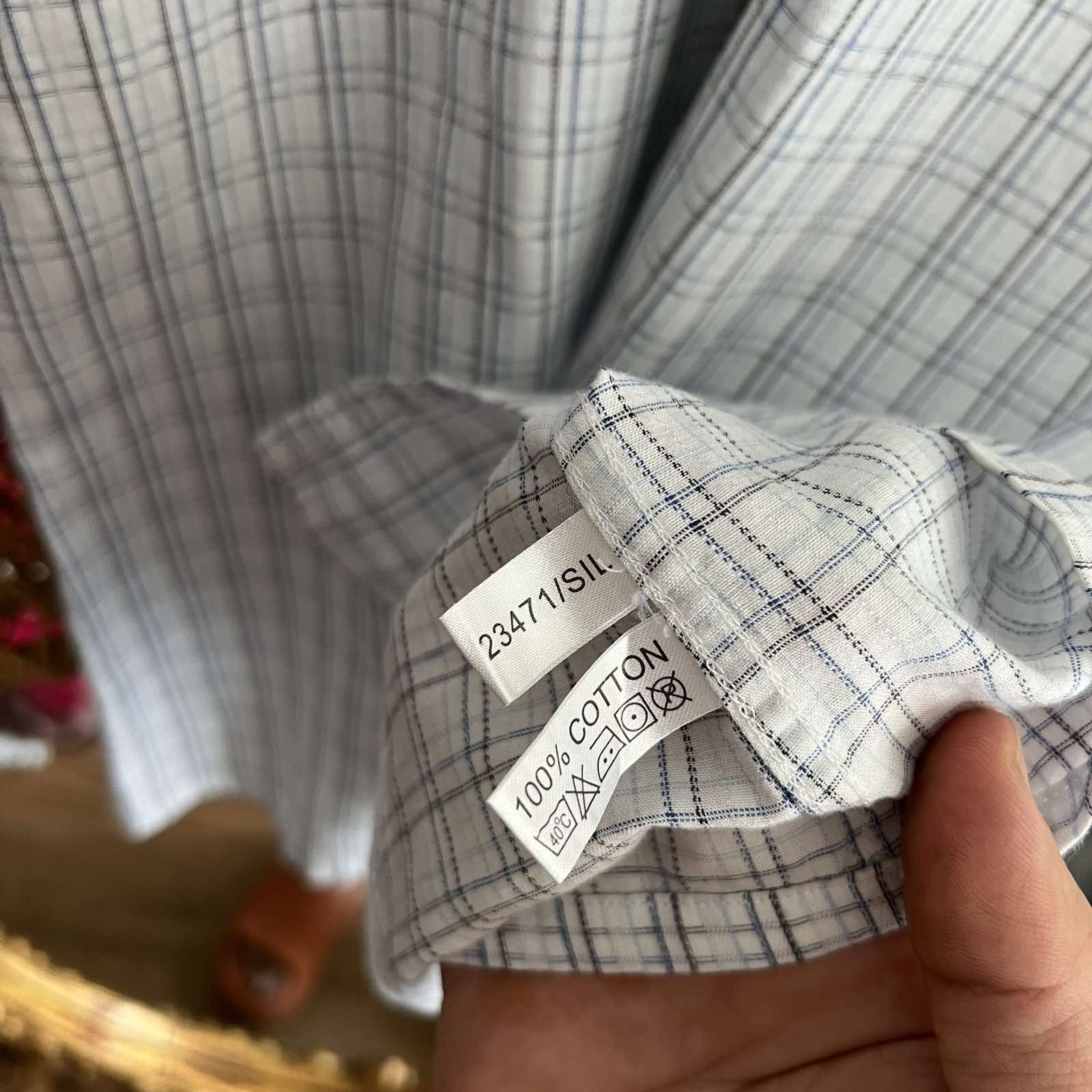 Vintage × Yves Saint Laurent Vintage YSL Yves Saint Laurent Check shirt Sz M Size US M / EU 48-50 / 2 - 4 Thumbnail