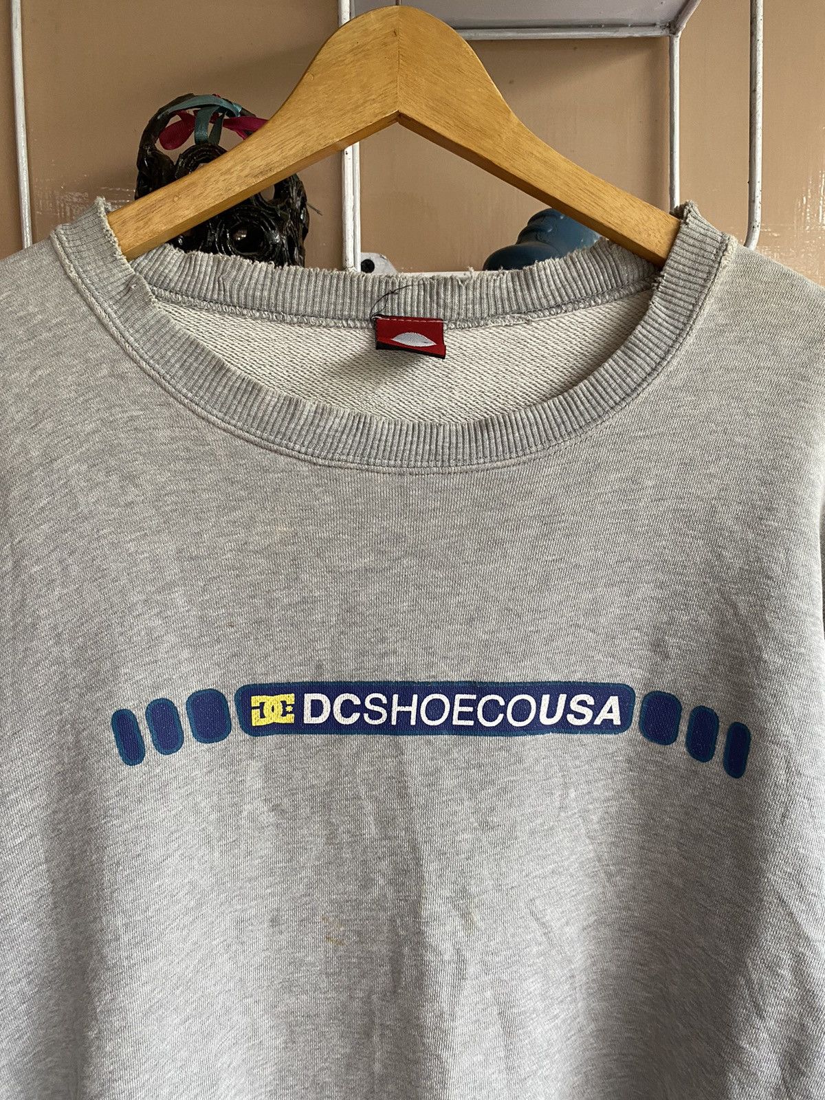 DC 💸BINDINGOFFER💸Dc Shoes Skateboard Distressed Sweatshirt Y2K Size US L / EU 52-54 / 3 - 2 Thumbnail