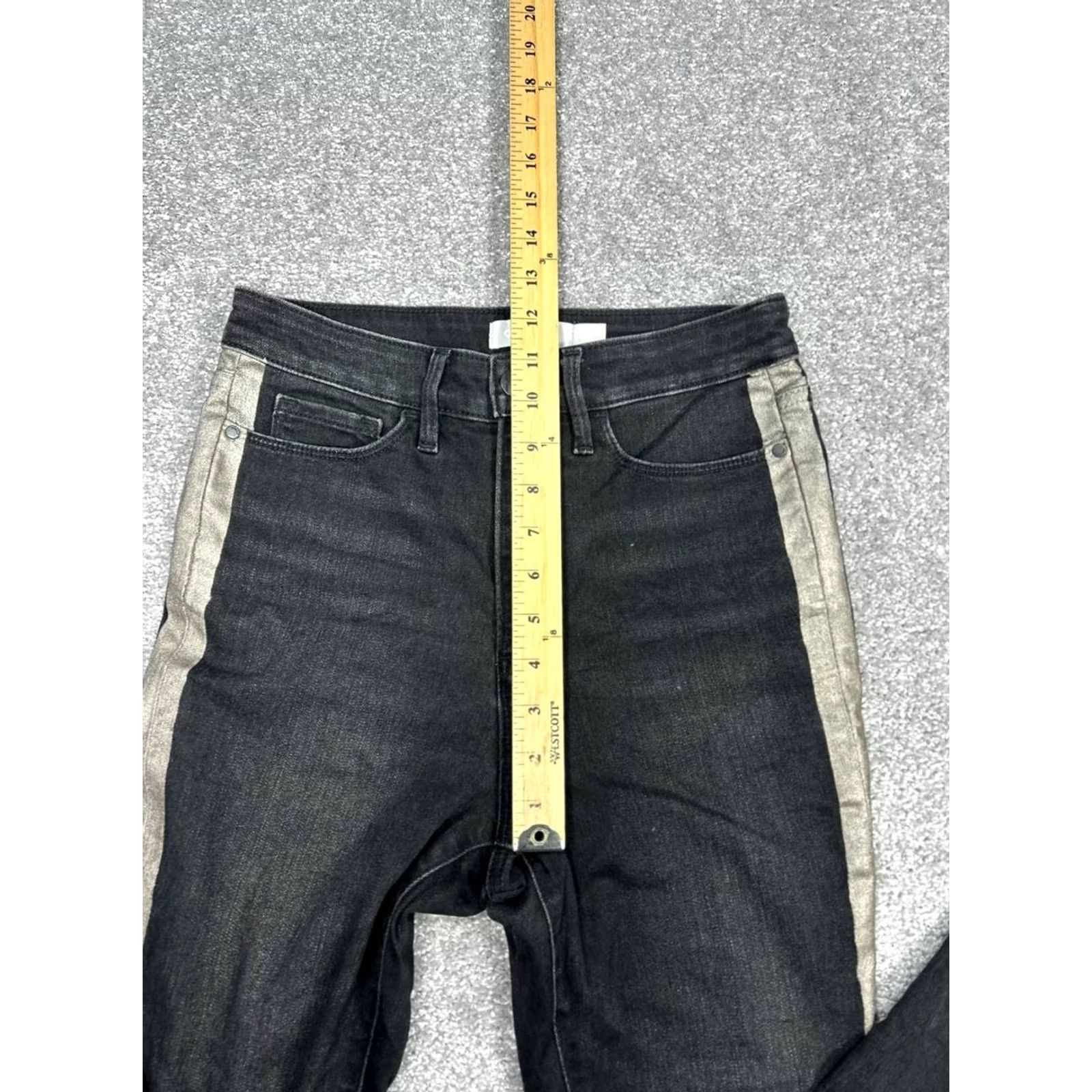 Athleta Athleta Sculptek Jeans Womens 4 Black Denim High Rise Skinny Leg 32x29 Jeans Women Black 4 Athleta Sculptek Skinny High Rise Denim Jeans Size 27" / US 4 / IT 40 - 4 Thumbnail