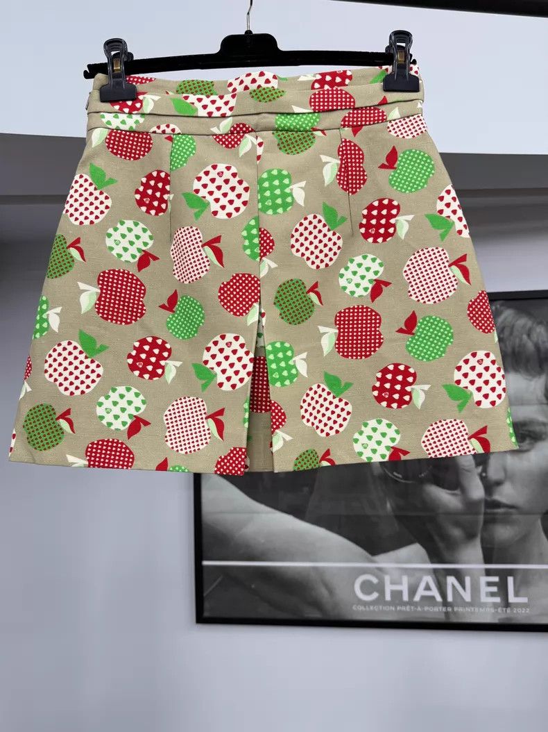 Gucci Gucci Apple print skirt Size 27" / US 4 / IT 40 - 3 Thumbnail
