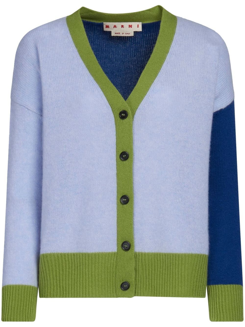 Marni o1w1db10824 Cardigan in Multicolor Size XL / US 12-14 / IT 48-50 - 1 Thumbnail