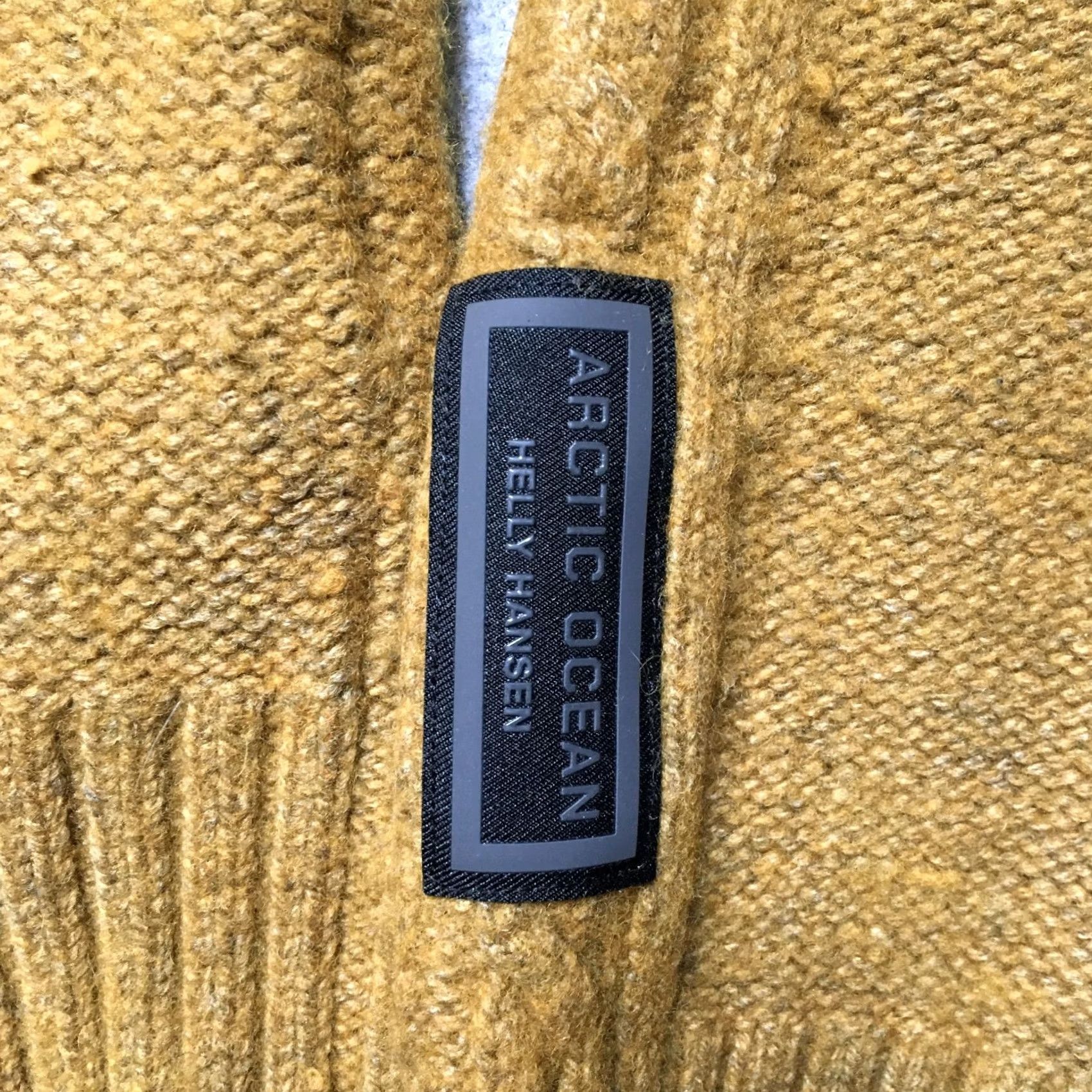 Helly Hansen Helly Hansen Sweater Women Small S Gold Turtleneck Cable Knit Arctic Ocean Size S / US 4 / IT 40 - 3 Thumbnail