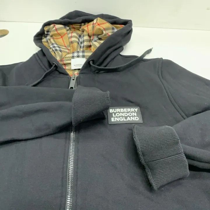Burberry Burberry Burberry Black Logo Hoodie for Men-2507 Size US M / EU 48-50 / 2 - 8 Thumbnail