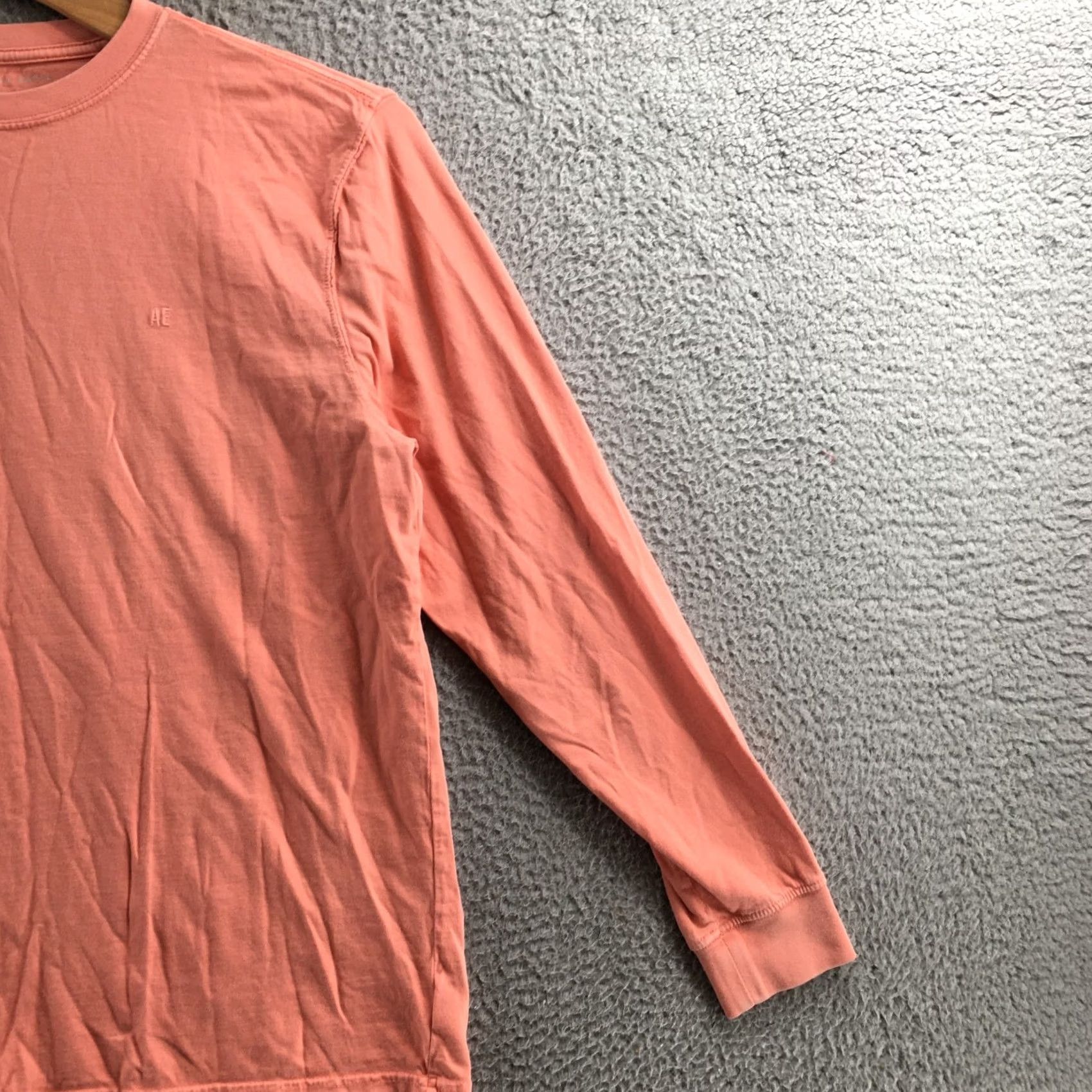American Eagle Outfitters VINTAGE American Eagle Outfitters Shirt Mens L Pink Cotton Long Sleeve Crew Neck Pullover Size US L / EU 52-54 / 3 - 5 Thumbnail