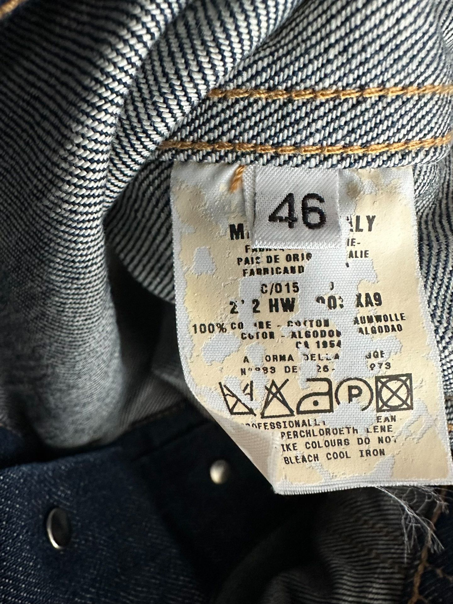 Helmut Lang HELMUT LANG TYPE1 Original Cow denim jacket| Size US S / EU 44-46 / 1 - 5 Thumbnail