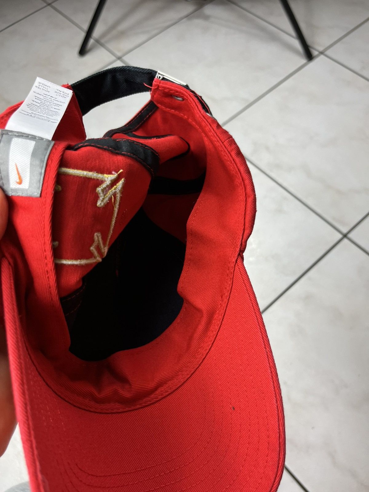 Nike × Vintage Nike vintage Portugal core cap y2k cr7 Cristiano Ronaldo hat Size ONE SIZE - 13 Thumbnail