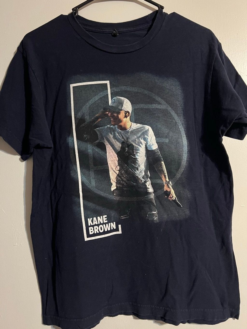 The Unbranded Brand Men's Unbranded Kane Brown Tour Tee M Navy White Size US L / EU 52-54 / 3 - 1 Thumbnail