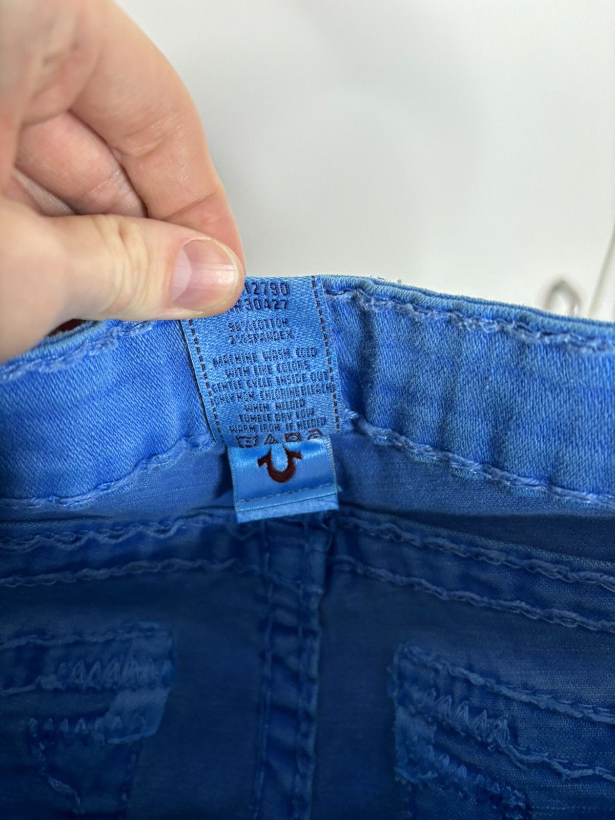 True Religion TRUE RELIGION STRAIGHT BARBWIRE STITCH JEANS 29 Size 29" - 8 Thumbnail
