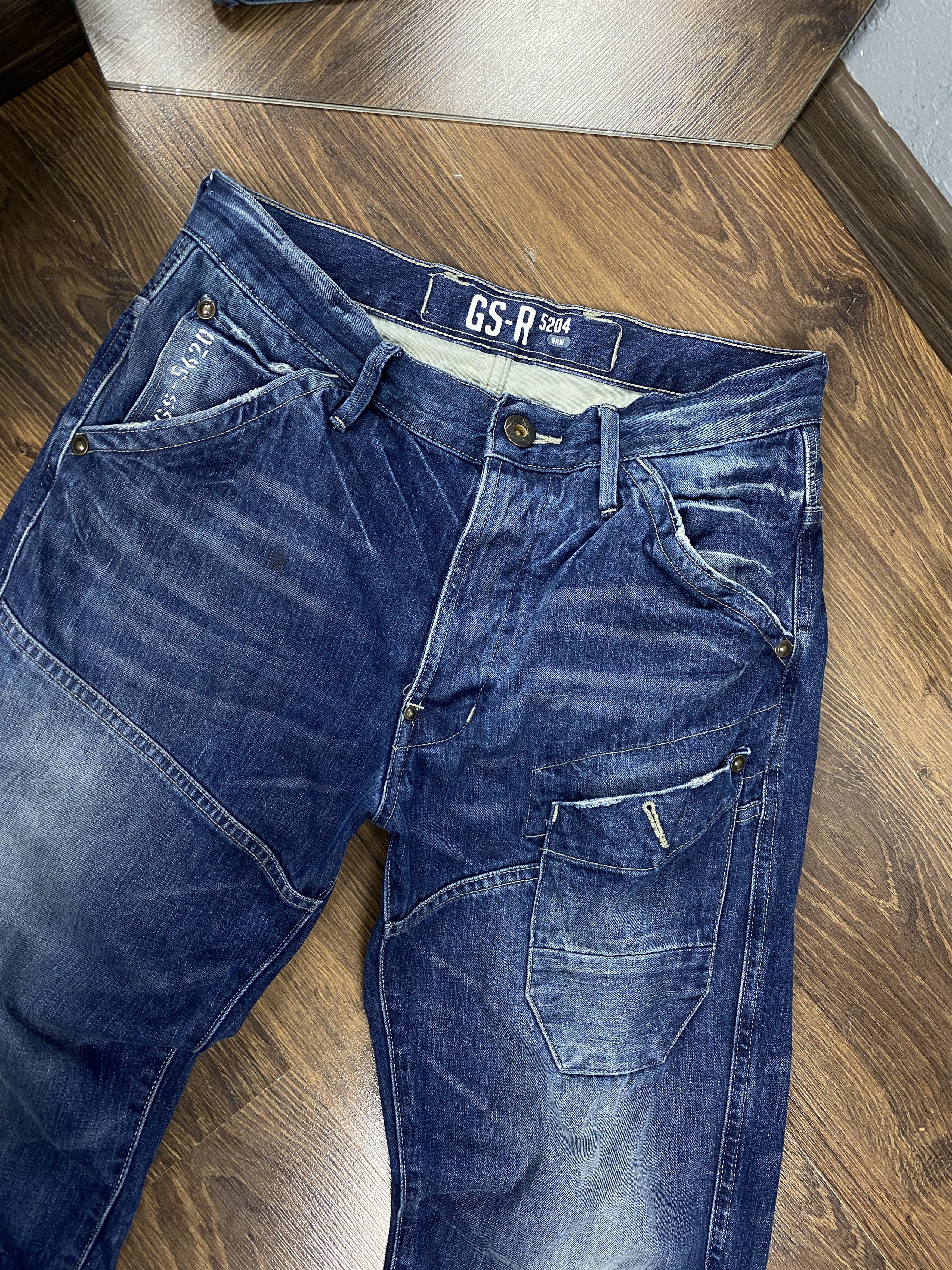 G-Star G Star Raw vintage jeans biker denim pants y2k Size US 31 - 2 Thumbnail