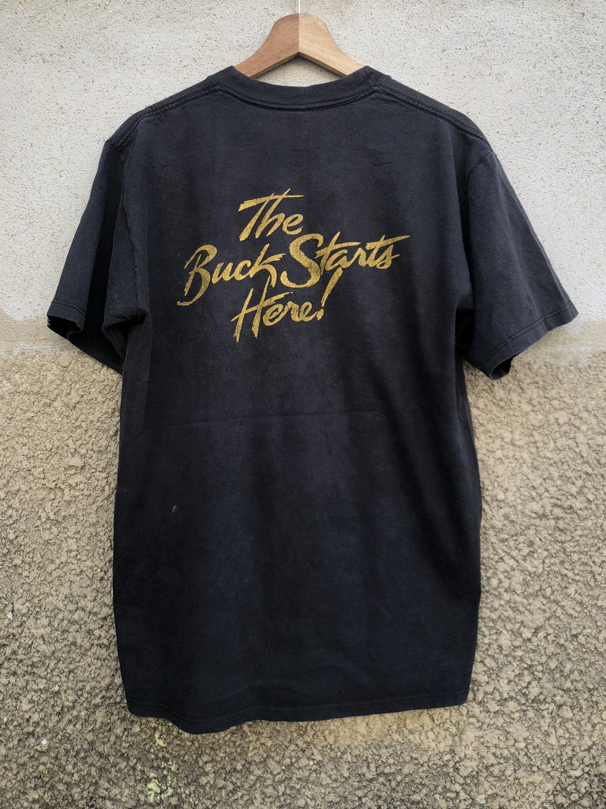Jerzees × Vintage Vintage 90s Washington "The Buck Starts Here" Tshirt Size US L / EU 52-54 / 3 - 3 Thumbnail