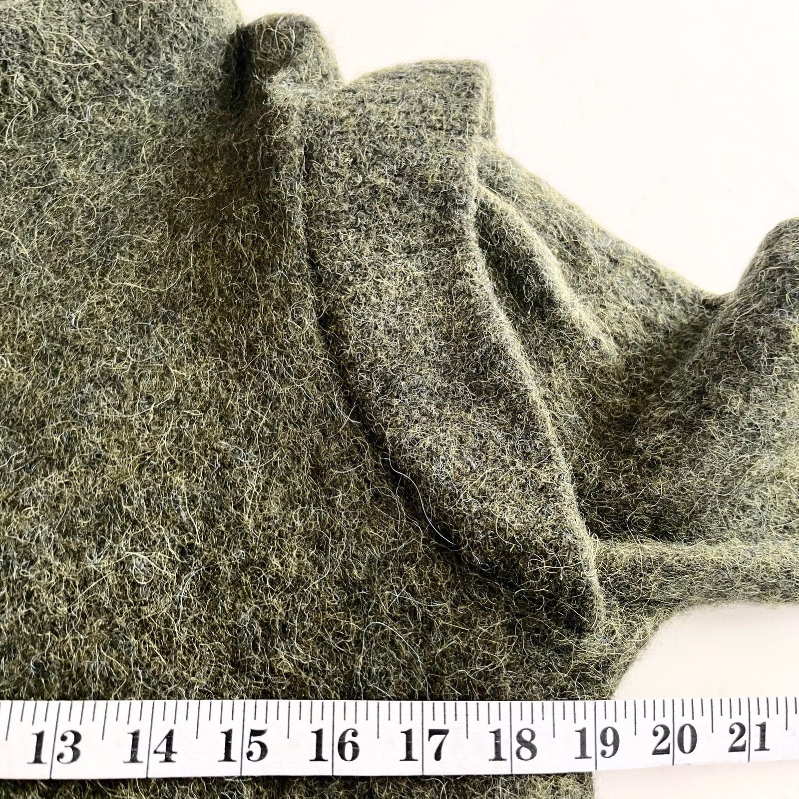 Zara Zara Green Alpaca Wool Crewneck Pullover Sweater Size Medium Size M / US 6-8 / IT 42-44 - 4 Thumbnail