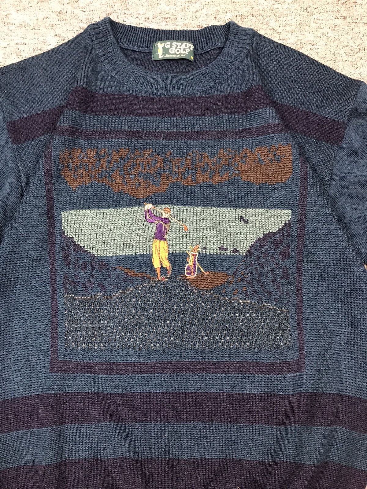 Golf le Fleur × Vintage vintage embroidered golf knitwear Size US M / EU 48-50 / 2 - 2 Thumbnail