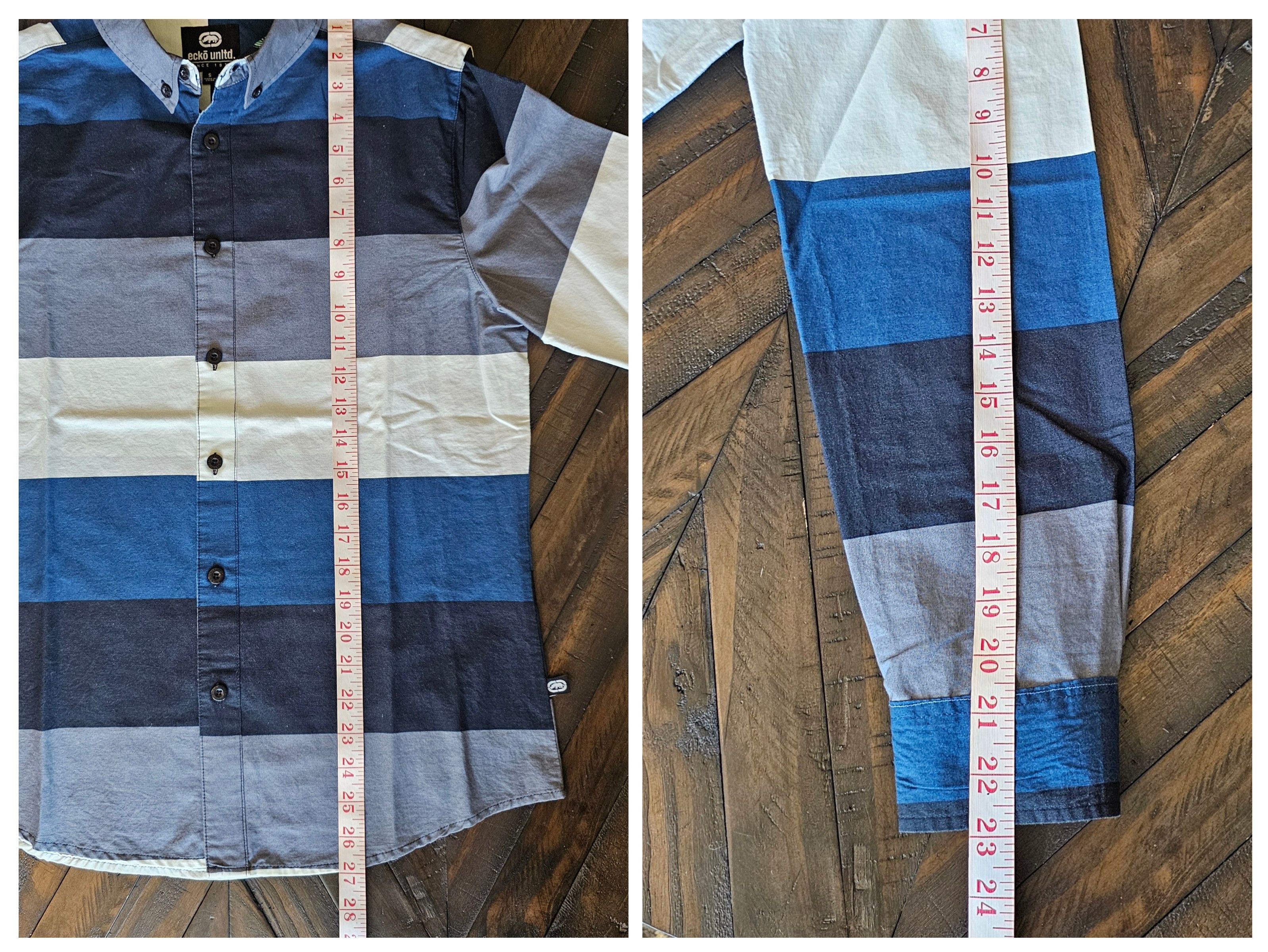 Ecko Unltd. Eckō Unltd. Long Sleeve Striped 100% cotton, Men's Small EUC Size US S / EU 44-46 / 1 - 2 Thumbnail