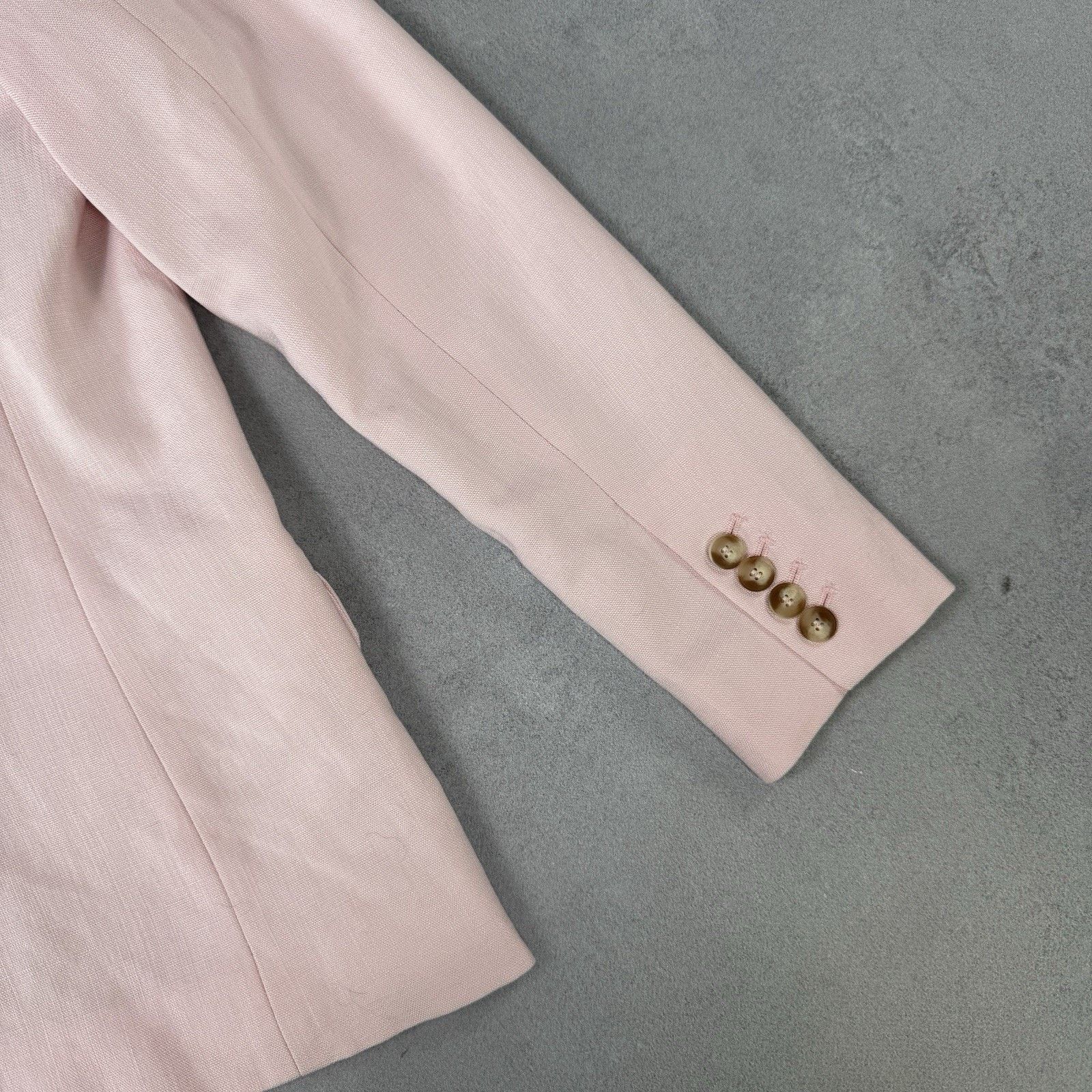 Sezane Sezane Paris Pink Double-Breasted Blazer Jacket Women's Size XS / US 0-2 / IT 36-38 - 22 Thumbnail