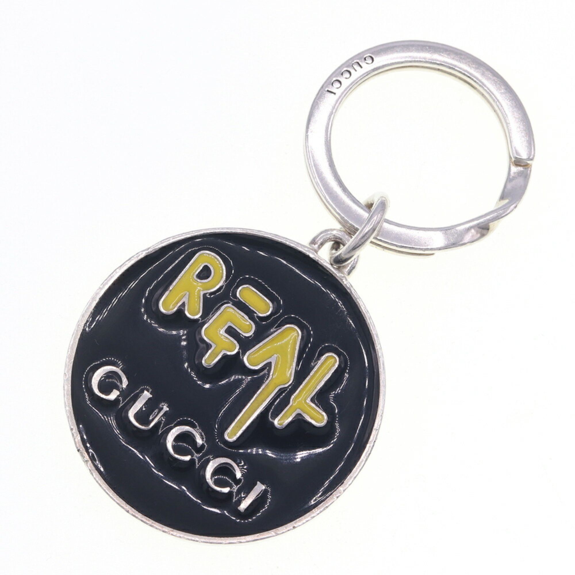 Gucci Gucci Ghost REAL Key Ring, Black, Silver, SV, Sterling Silver 925, Keychain Charm, GUCCI Size ONE SIZE - 1 Thumbnail