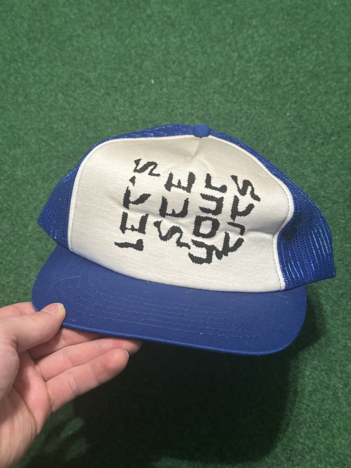 Vintage Vintage Lets See Your Tits Funny Tucker Mesh Snapback Hat Size ONE SIZE - 1 Thumbnail
