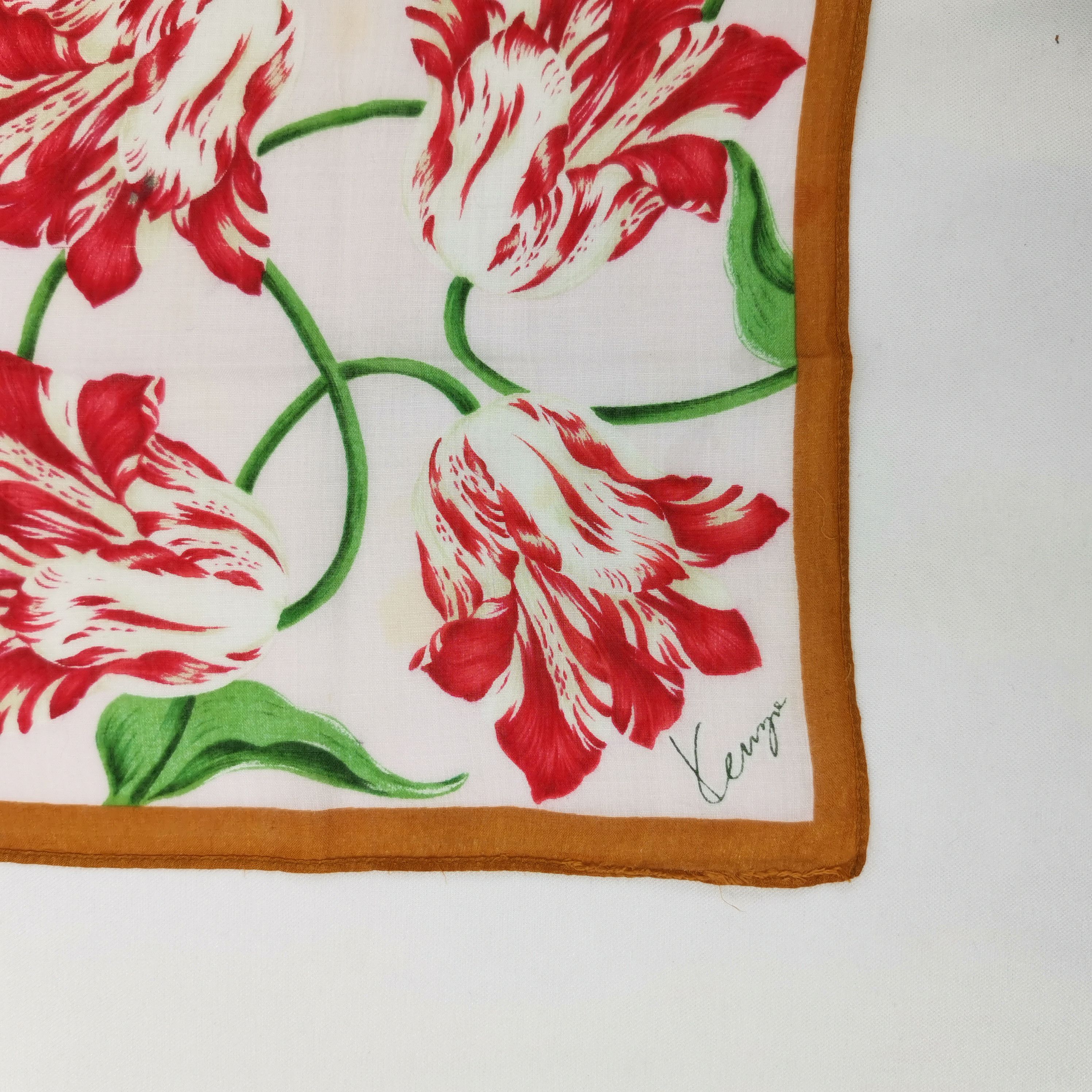 Kenzo Vintage Kenzo Handkerchief Neckerchief Bandana Size ONE SIZE - 3 Thumbnail