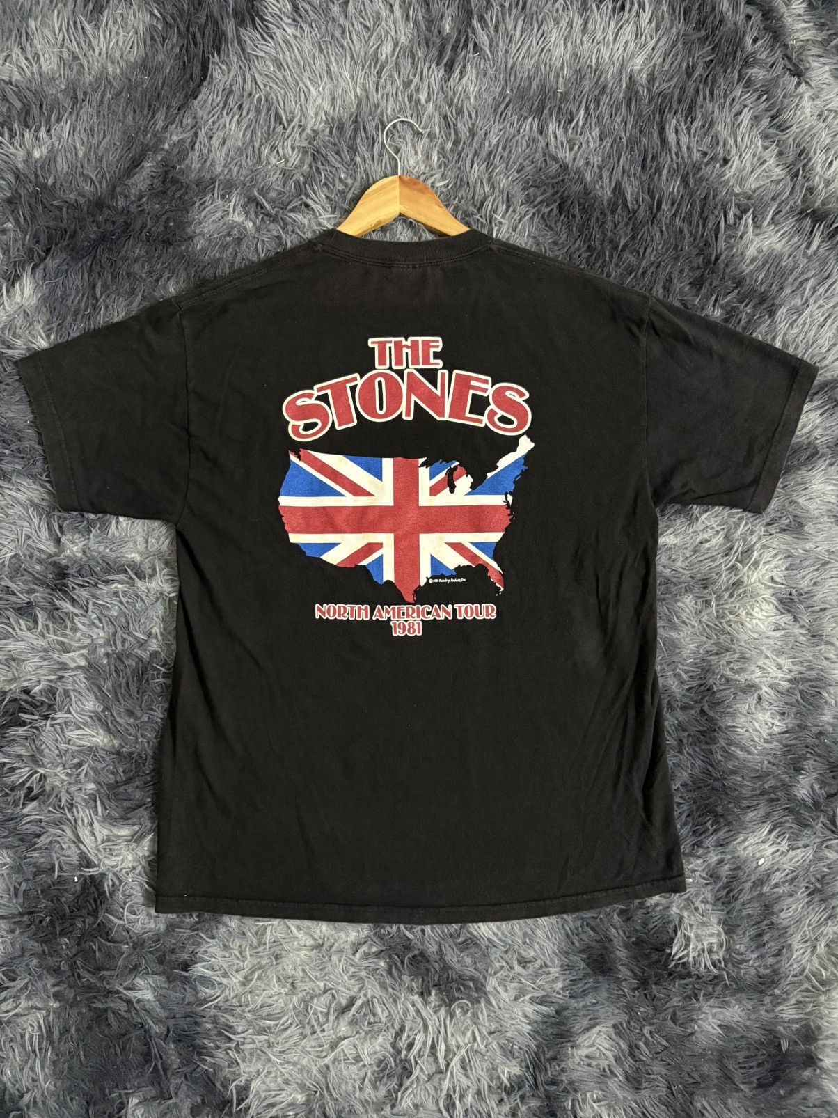 Vintage 🔥HOT🔥VINTAGE Y2K THE ROLLING STONES NORTH AMERICAN 80's TEE Size US L / EU 52-54 / 3 - 4 Thumbnail