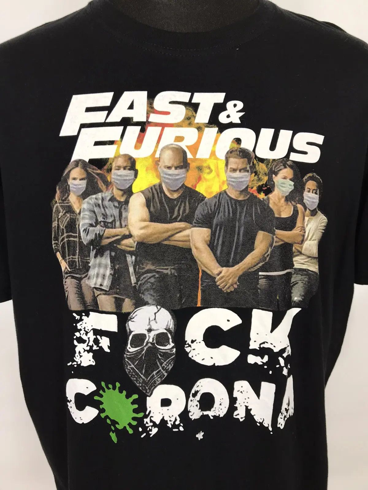 Band Tees Band t-shirt Forsage f**k corona virus Size US XL / EU 56 / 4 - 3 Thumbnail