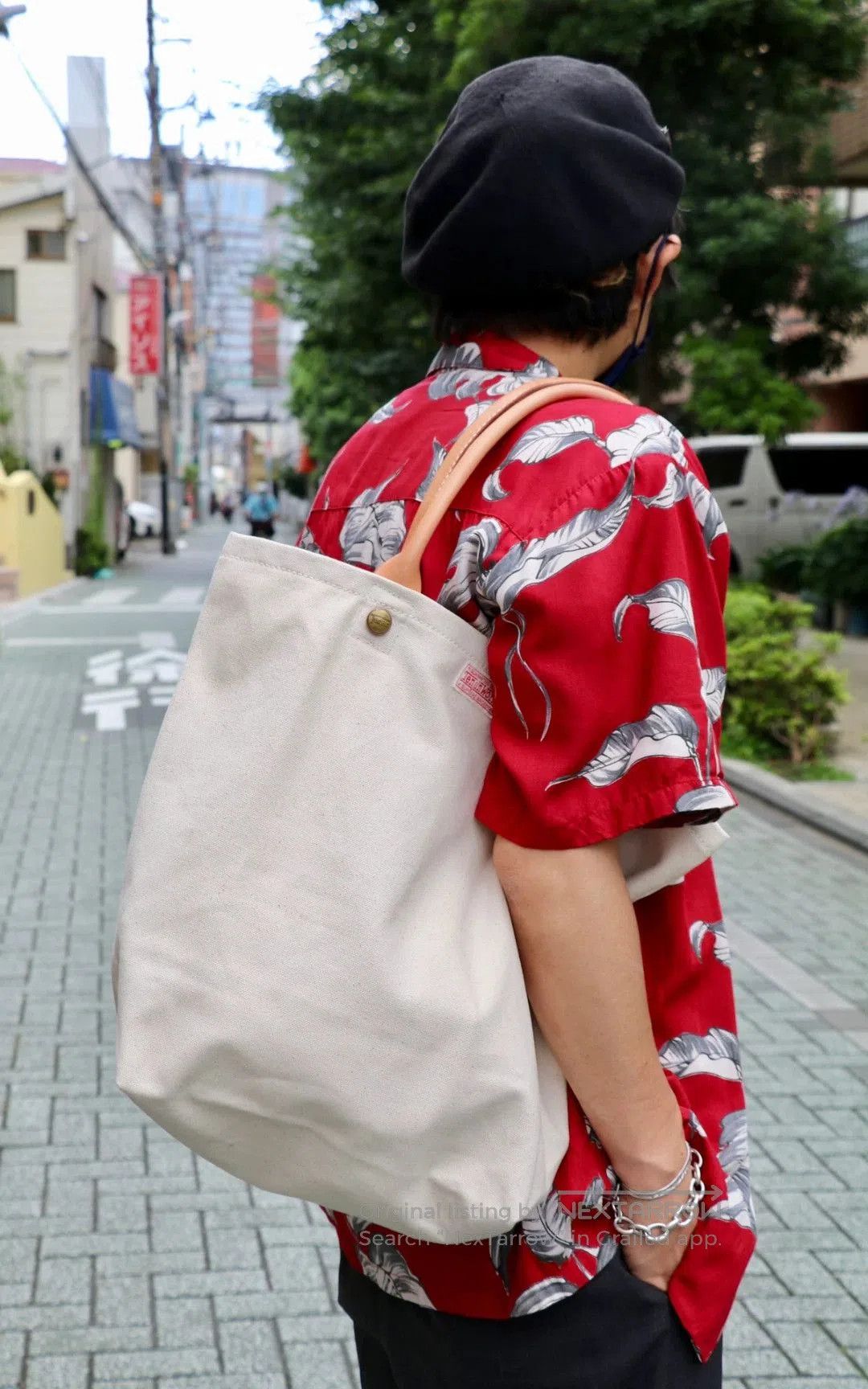 Japanese Brand limited edition tenjin tote bag. Size ONE SIZE - 8 Thumbnail