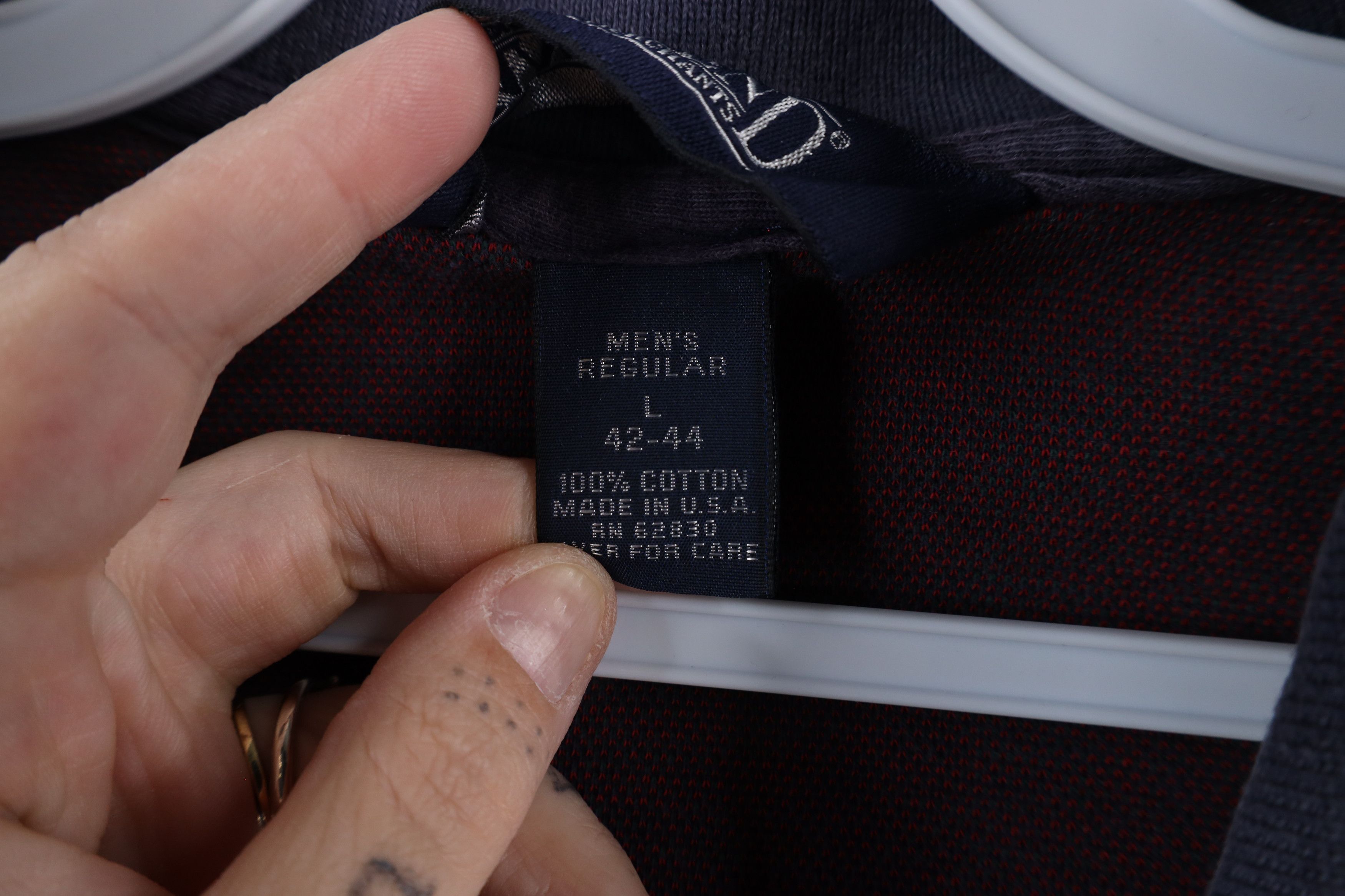 Lands' End × Vintage Vintage 90s Lands End Long Sleeve Rugby Polo Shirt AS IS Size US L / EU 52-54 / 3 - 11 Thumbnail