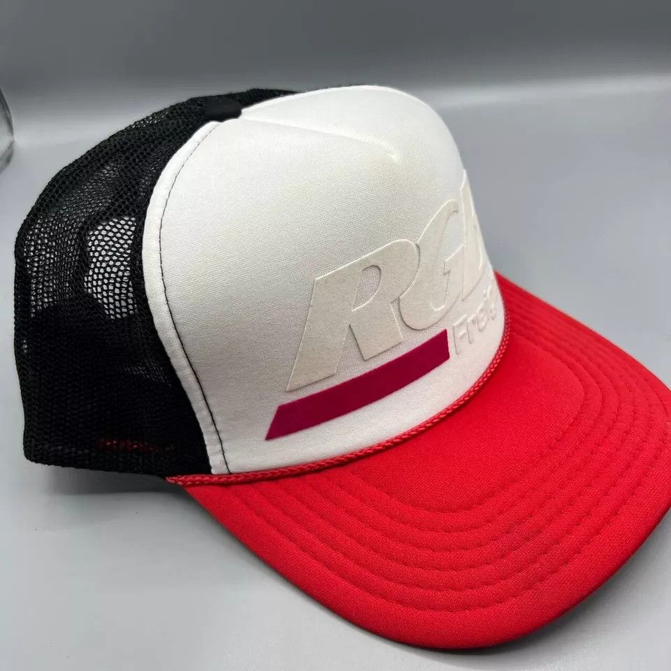 Otto × Vintage Vintage RGB Freight Trucker Hat Men White Otto Snap Back Cap Size ONE SIZE - 4 Thumbnail