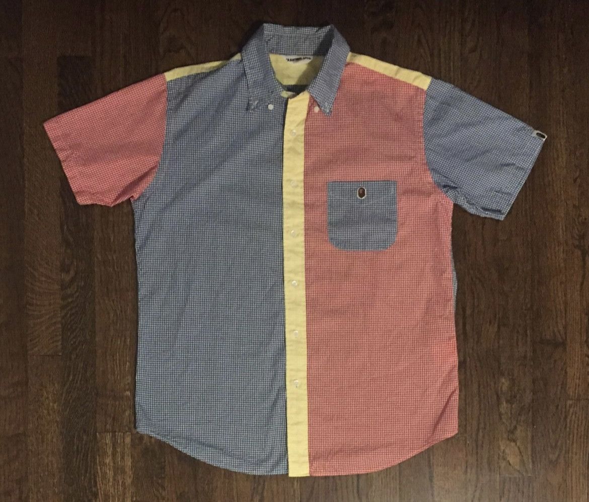 Bape Bape logo button up shirt Size US M / EU 48-50 / 2 - 1 Thumbnail