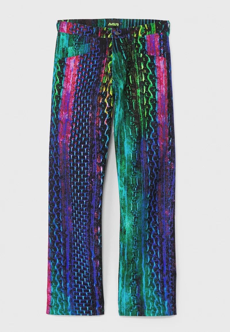 Other !DS! SS23 AGR Multi Snake Denim Pants Size US 32 / EU 48 - 2 Thumbnail