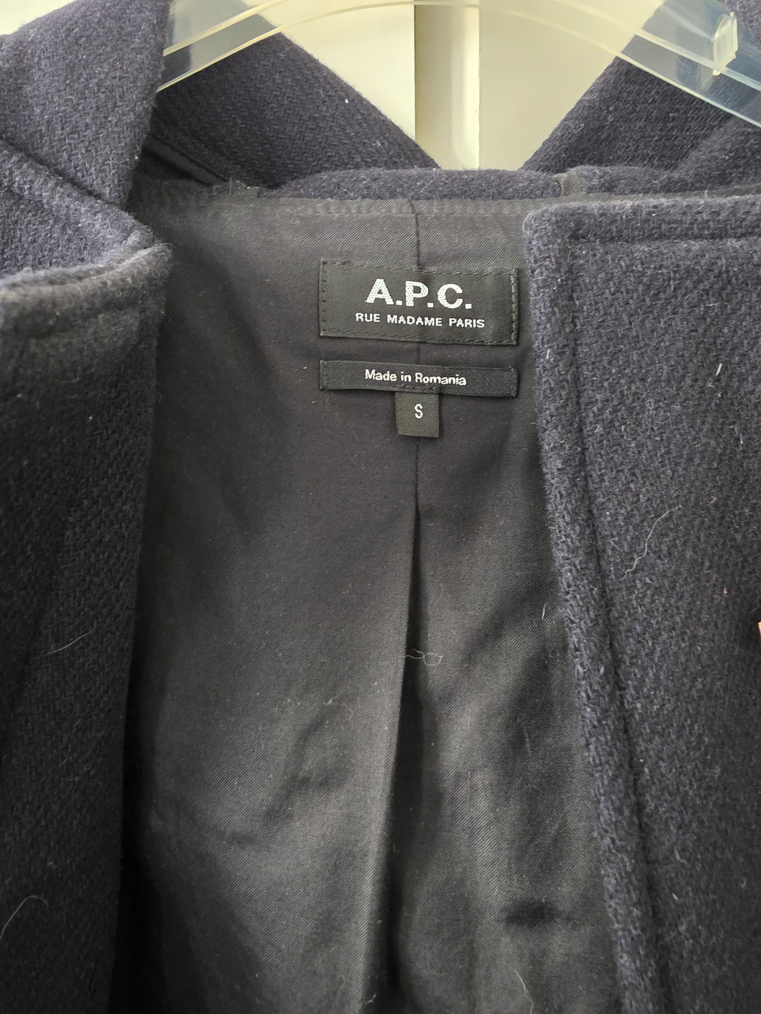 A.P.C. APC Duffle Coat - Navy Size US S / EU 44-46 / 1 - 2 Thumbnail