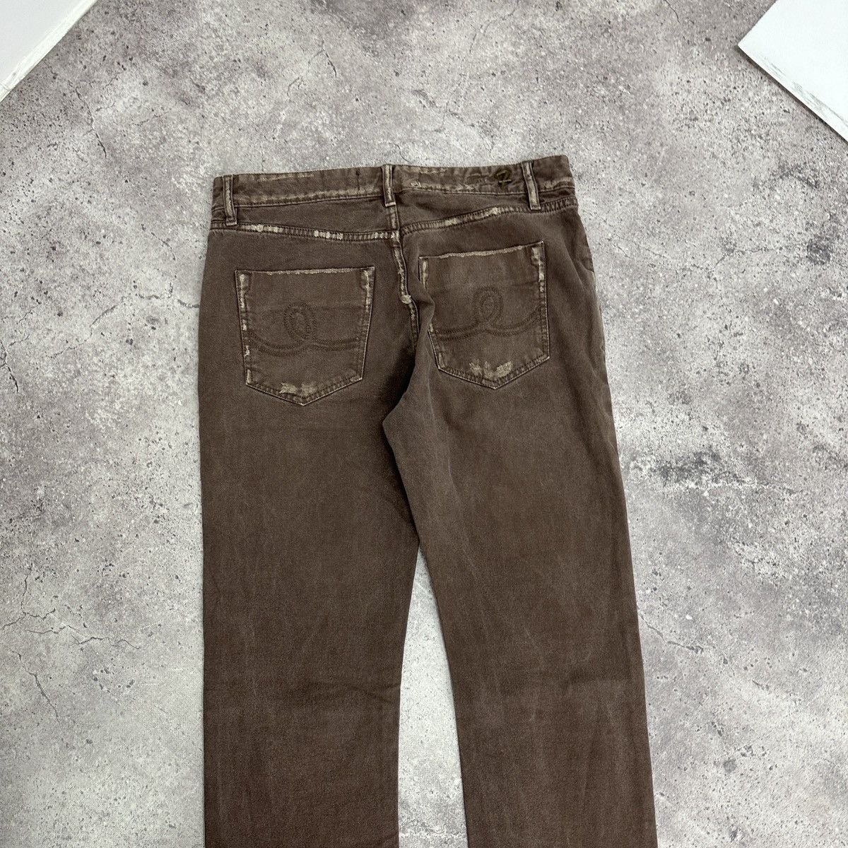 Vintage Vintage 90s Seven 7 Distressed Los Angeles jeans Kurt y2k og Size US 32 / EU 48 - 4 Thumbnail