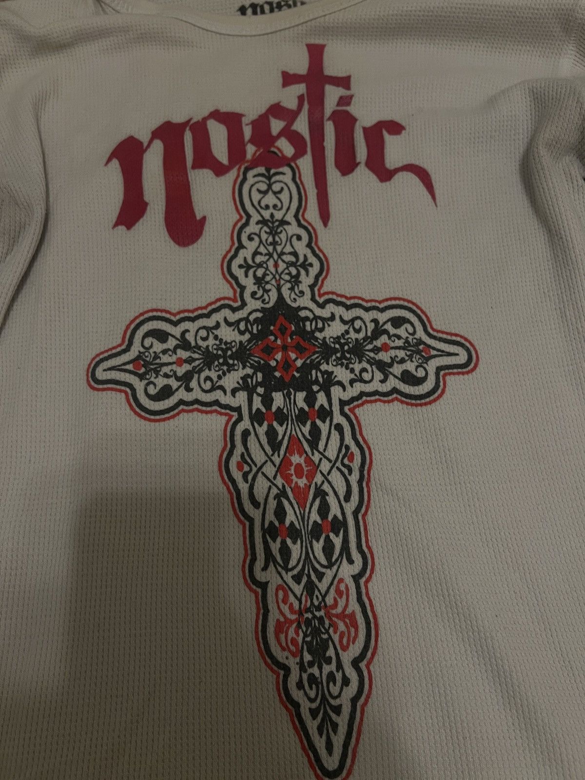 Vintage M Graphic Waffle Tee Size US M / EU 48-50 / 2 - 2 Thumbnail