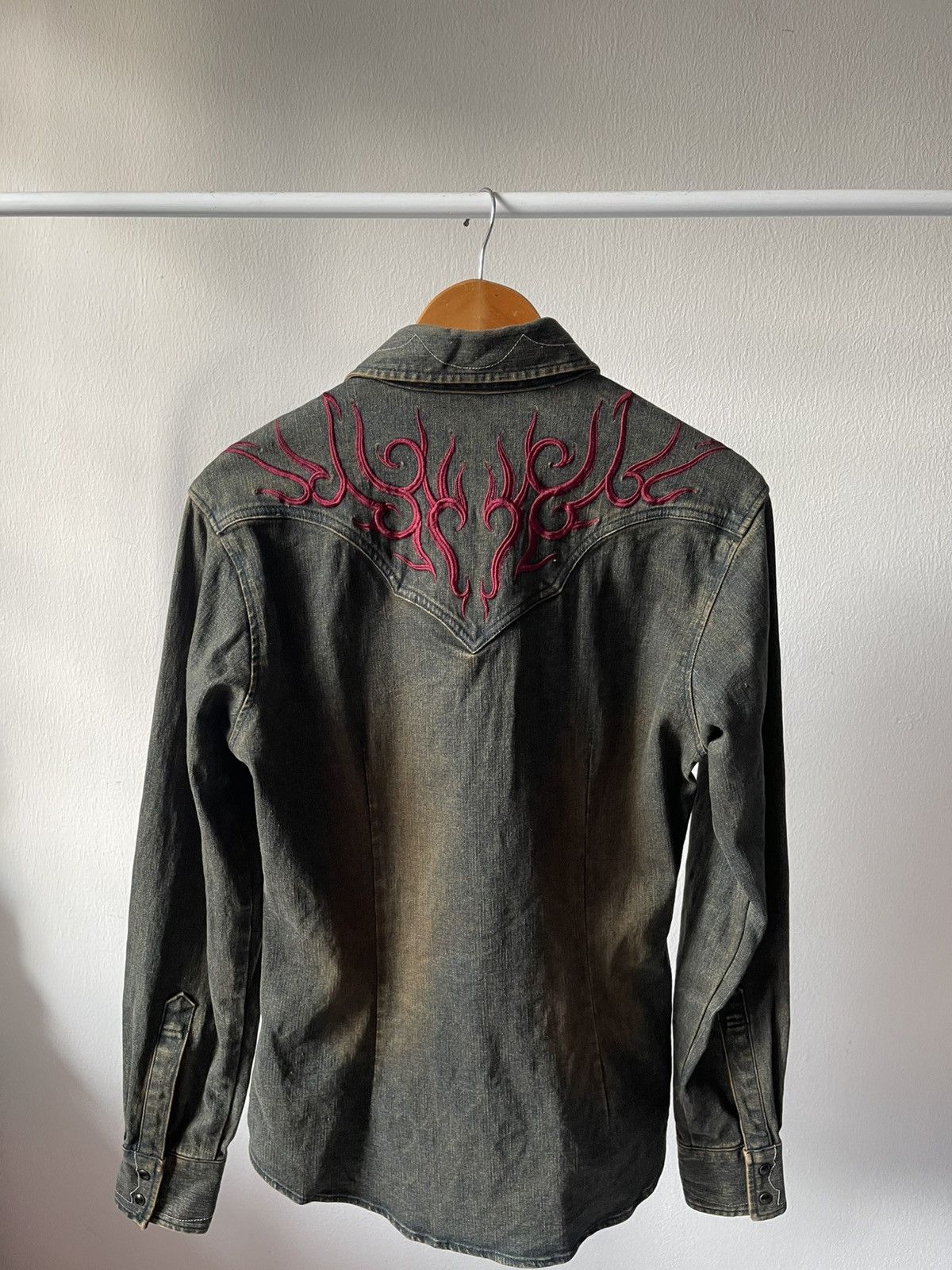 If Six Was Nine 2000s Tornado Mart Tattoo Embroidery Button Ups Size US S / EU 44-46 / 1 - 7 Thumbnail