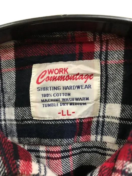 Vintage Vintage Work Commontage Plaid Tartan Flannel Shirt 👕 Size US M / EU 48-50 / 2 - 3 Thumbnail