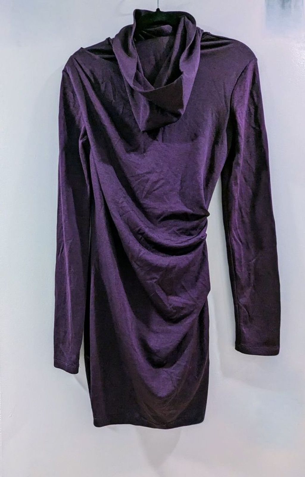 Alexander Wang Alexander Wang Purple Draped Hoodie Dress Size M Size M / US 6-8 / IT 42-44 - 5 Thumbnail