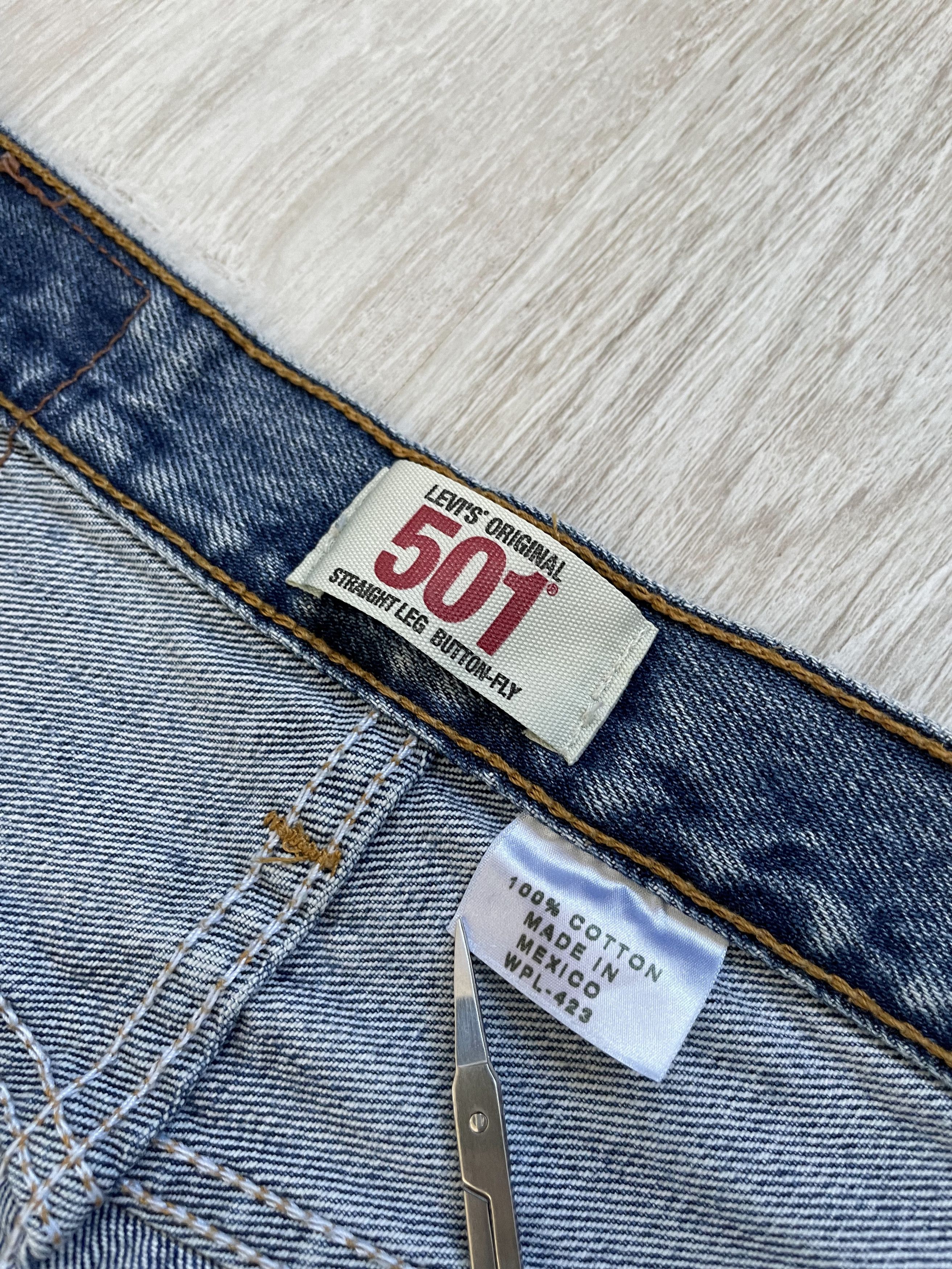 Levi's Vintage Clothing Vintage Y2K Levis 501 Slim Jeans Size US 30 / EU 46 - 5 Thumbnail